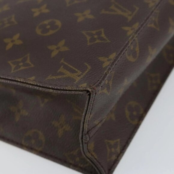 LOUIS VUITTON Monogram Sac Plat Hand Bag M51140 LV Auth 142770 - Picture 5 of 16